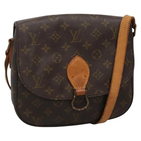 LOUIS VUITTON Monogram Saint Cloud GM Shoulder Bag M51242 LV Auth ki5810 - Picture 1 of 16